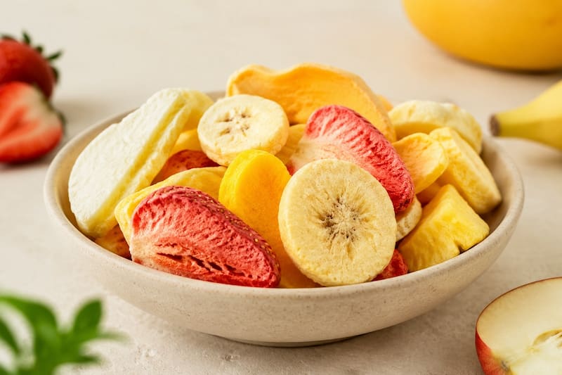 میوه خشک پفکی طبیعی و خوش عطر